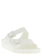 Birkenstock White Synthetic Slides