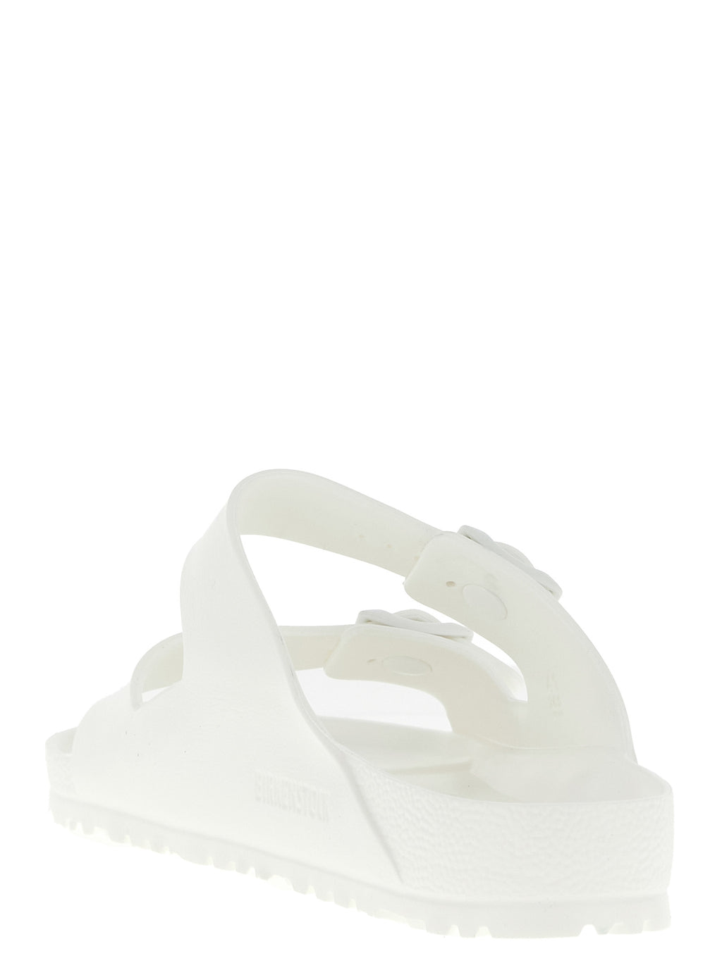 Birkenstock White Synthetic Slides