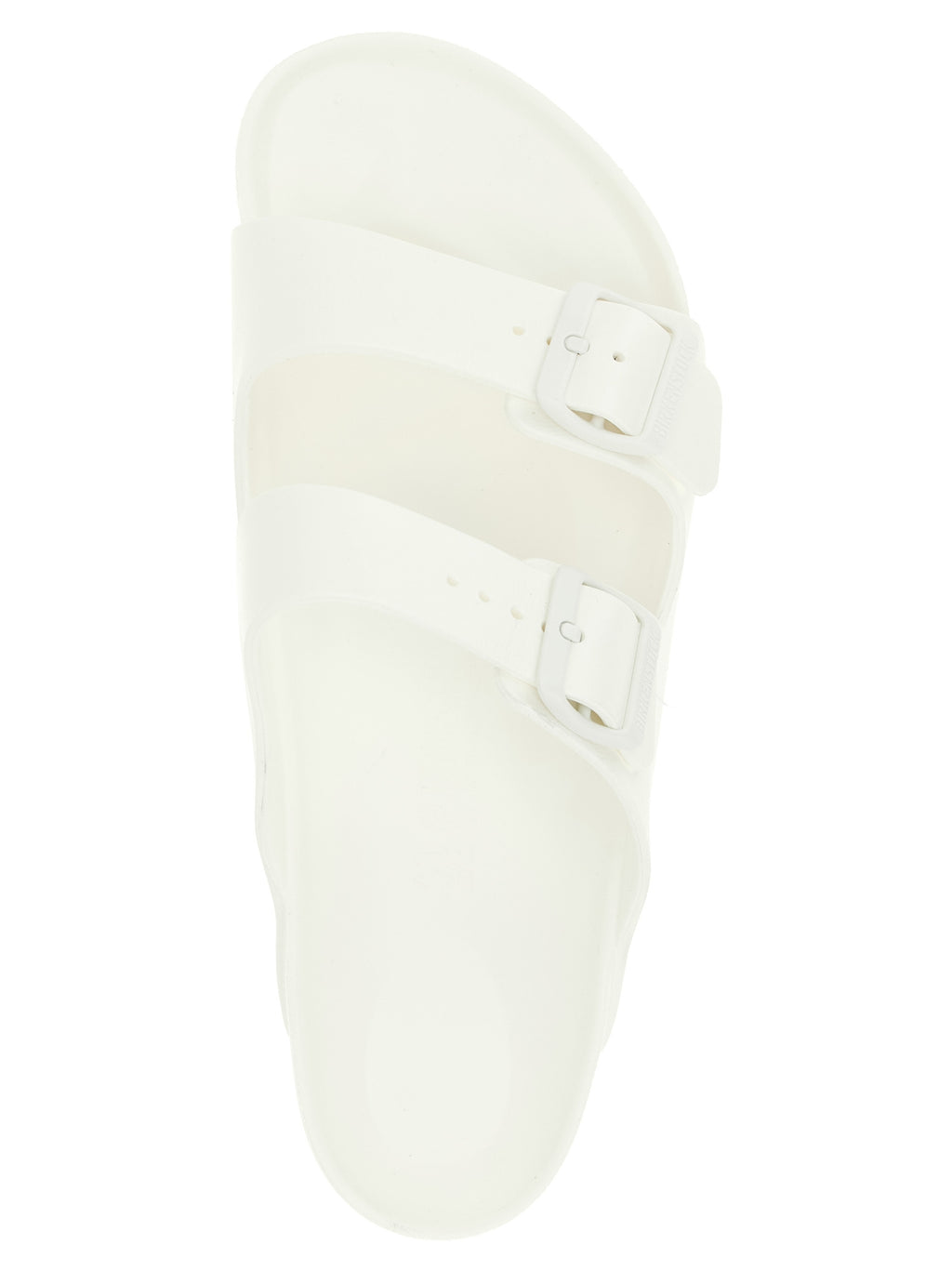 Birkenstock White Synthetic Slides