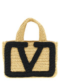Valentino Garavani Black Viscose Tote Bag