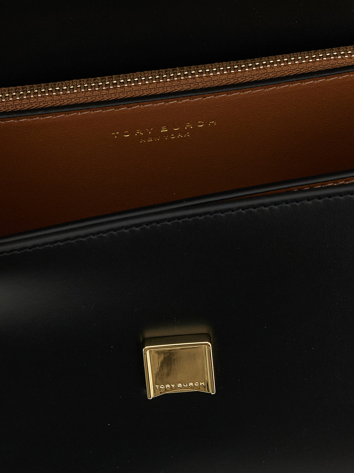 Tory Burch Black Calfskin Crossbody Bag