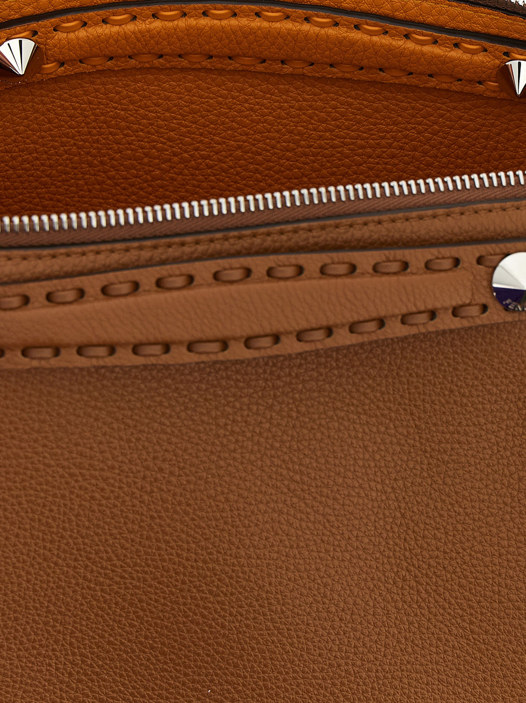 Fendi Brown Calfskin Handbag