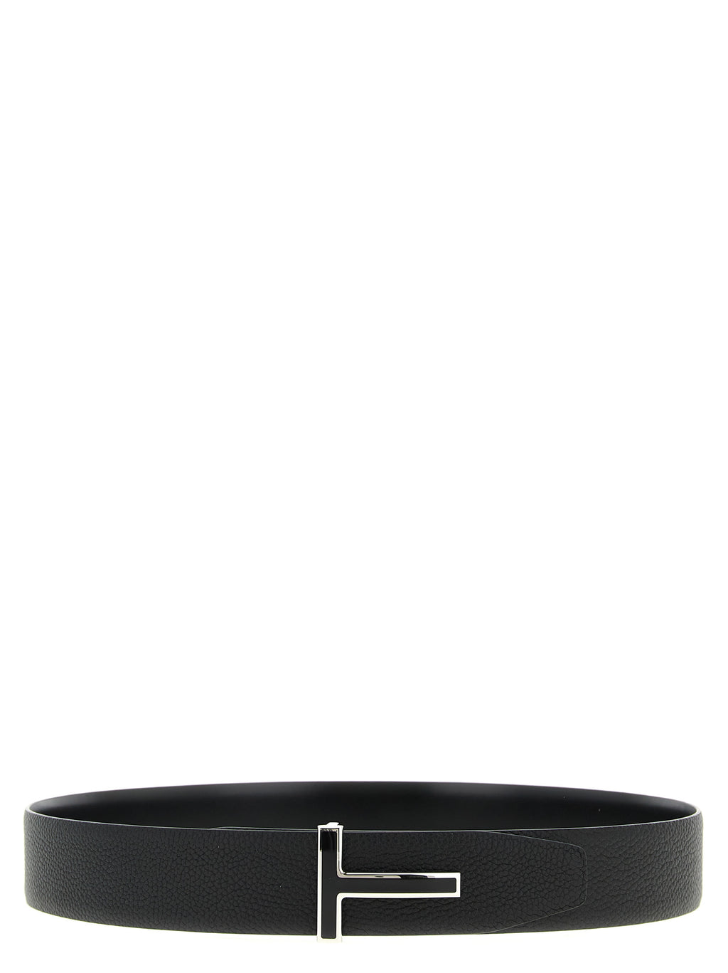 Tom Ford Black Calfskin Regular Belt