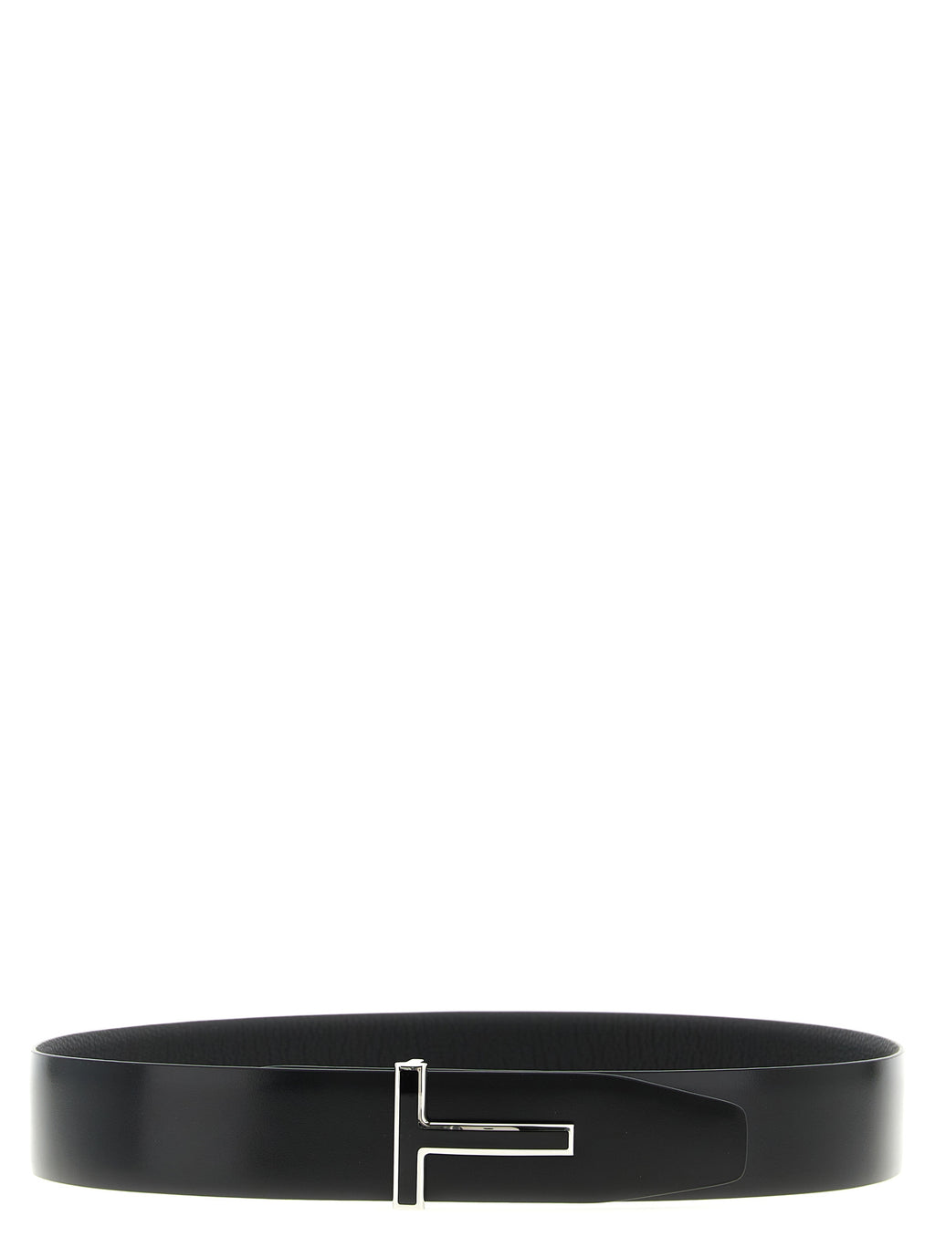 Tom Ford Black Calfskin Regular Belt