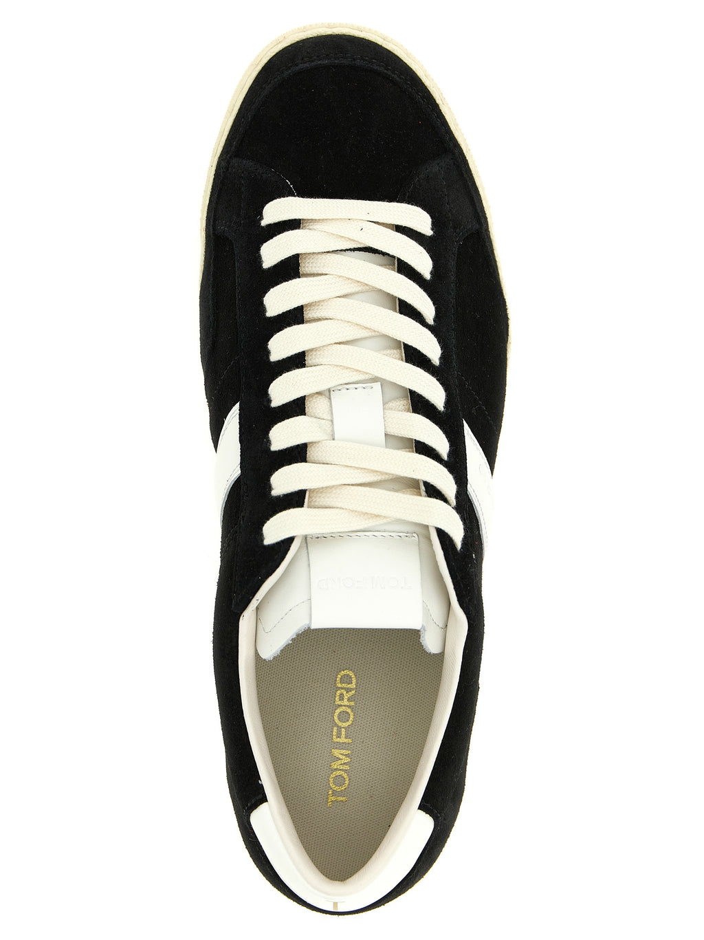 Tom Ford Bicolor Leather Low Top Sneakers
