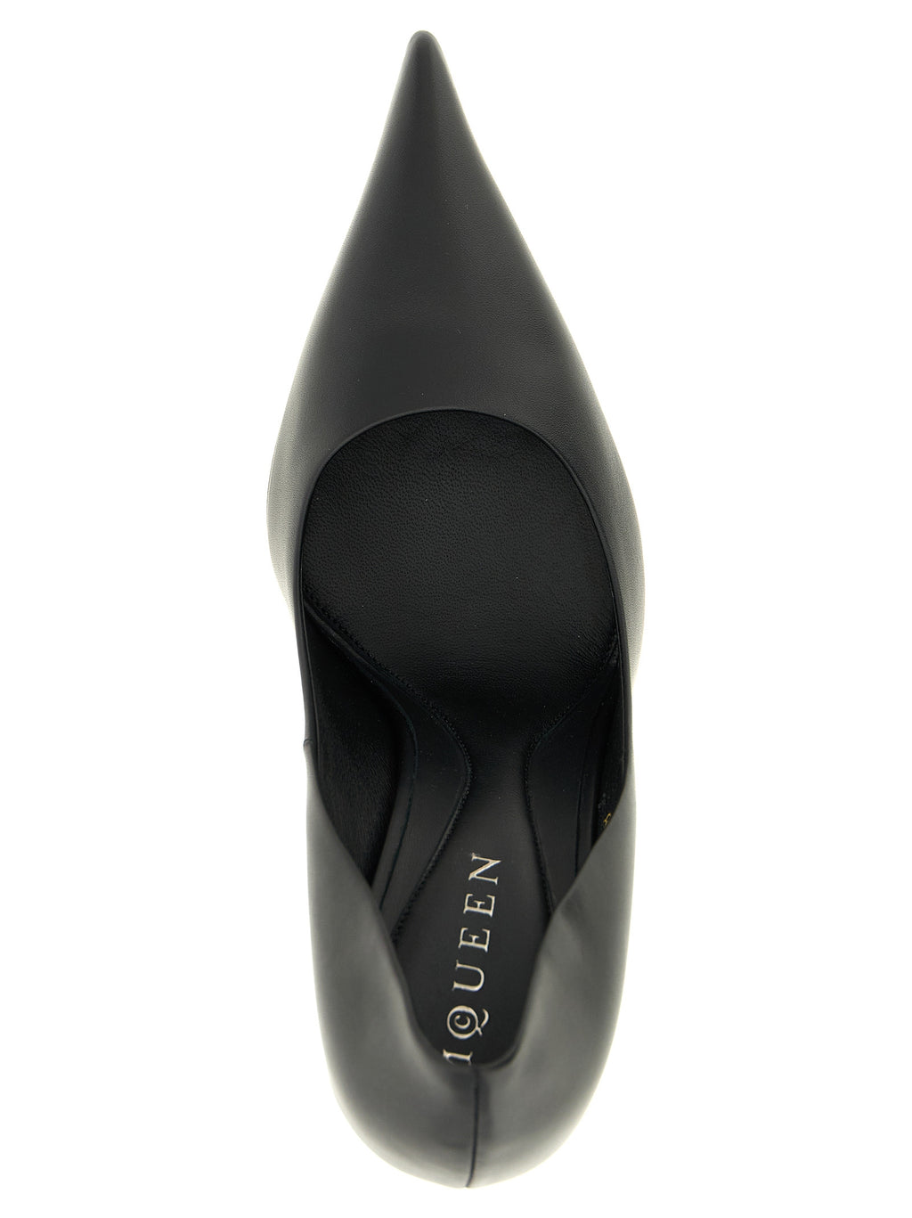 Alexander McQueen Black Calfskin High Heel Pumps