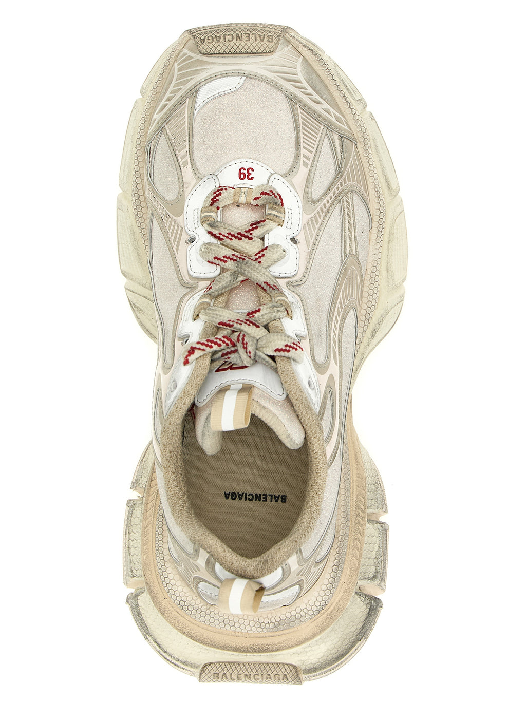 Balenciaga Silver Polyethylene Athletic Sneakers
