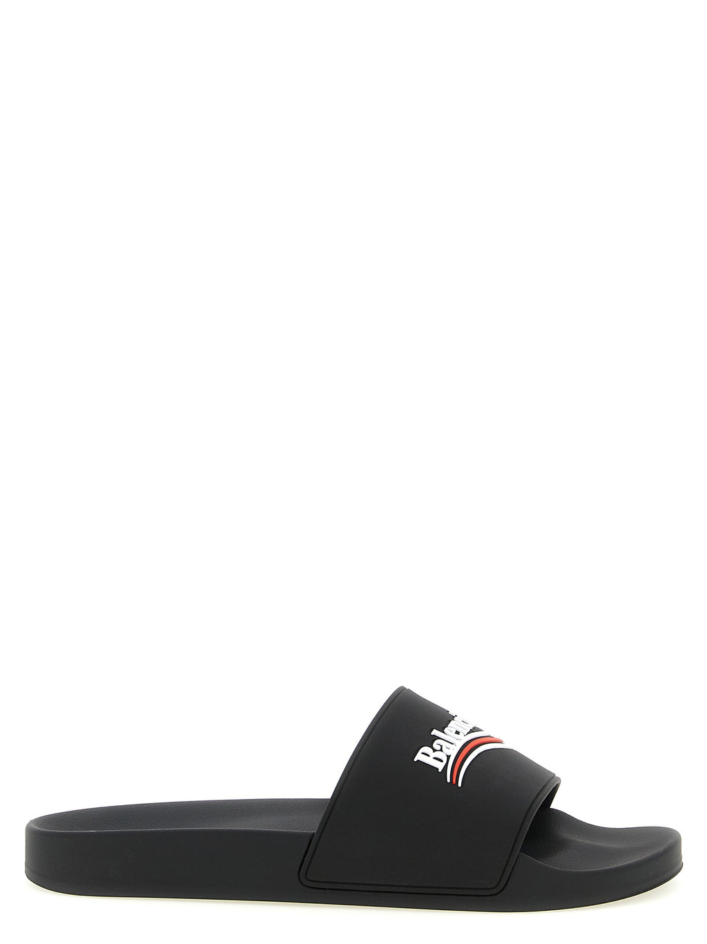 Balenciaga Black Plastic Slides