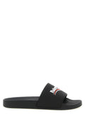Balenciaga Black Plastic Slides