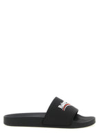 Balenciaga Black Plastic Slides