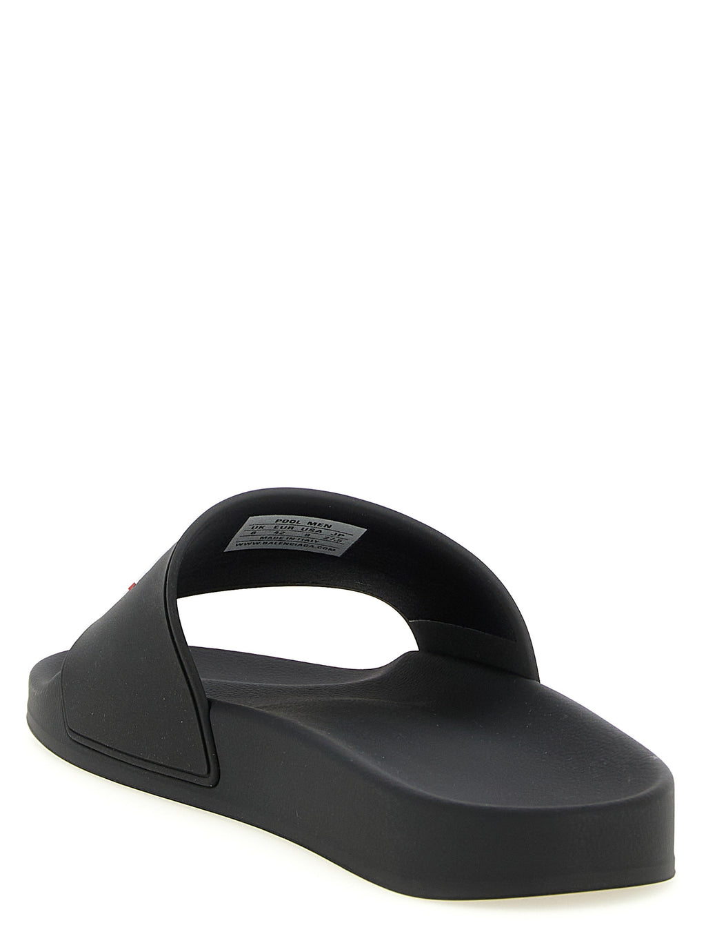 Balenciaga Black Plastic Slides
