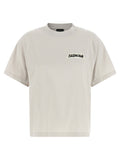 Balenciaga Gray Cotton T-Shirt
