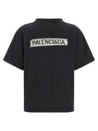 Balenciaga Black Cotton T-Shirt