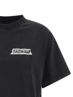 Balenciaga Black Cotton T-Shirt