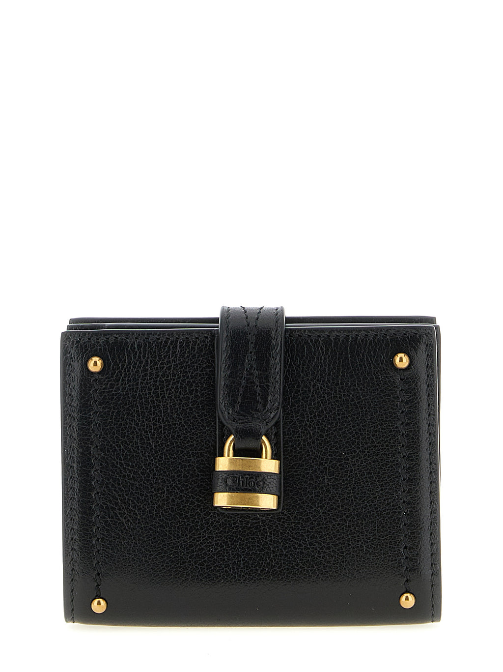 Chloé Black Buffalo Leather Cardholder