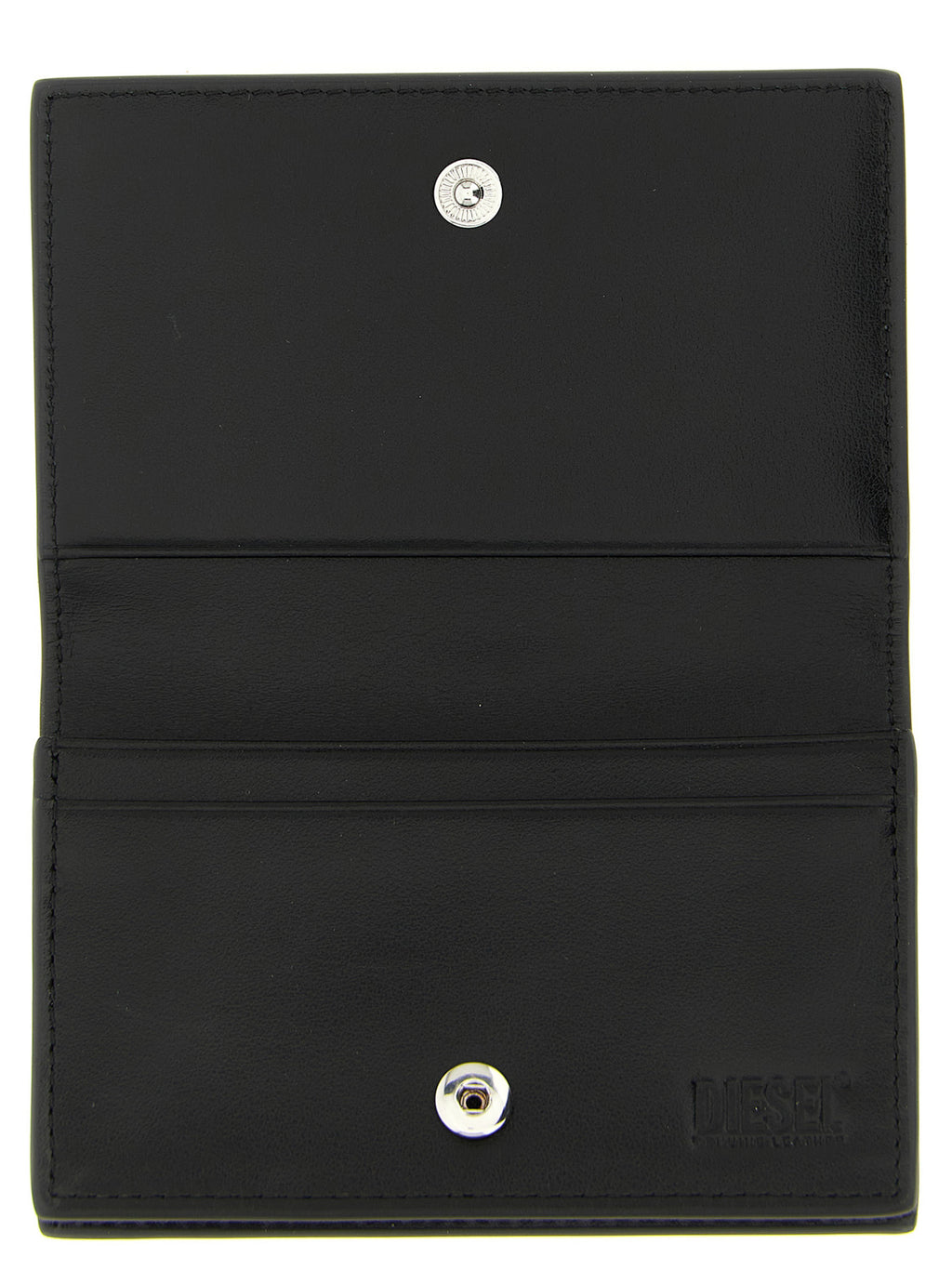 Diesel Black Leather Cardholder