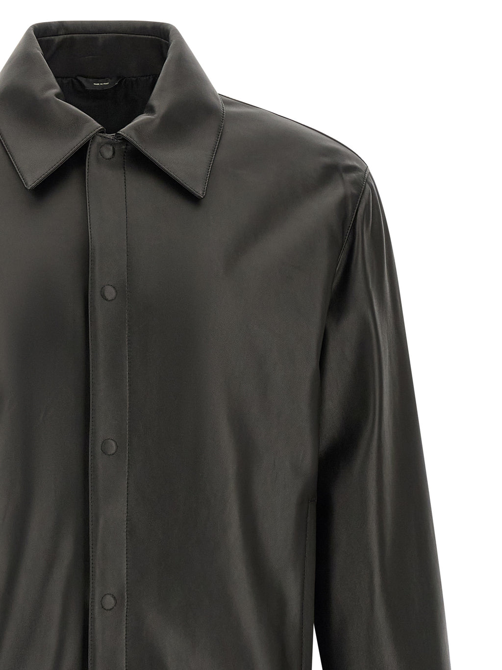 Fendi Black Lamb Leather Leather Jacket