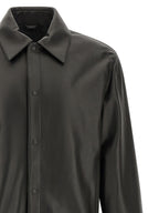 Fendi Black Lamb Leather Leather Jacket