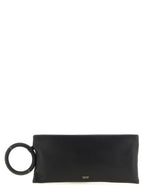 Black Lambskin Clutch Bag