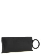 Black Lambskin Clutch Bag