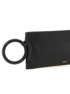Black Lambskin Clutch Bag