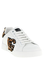 Dolce & Gabbana Brown Calfskin Low Top Sneakers