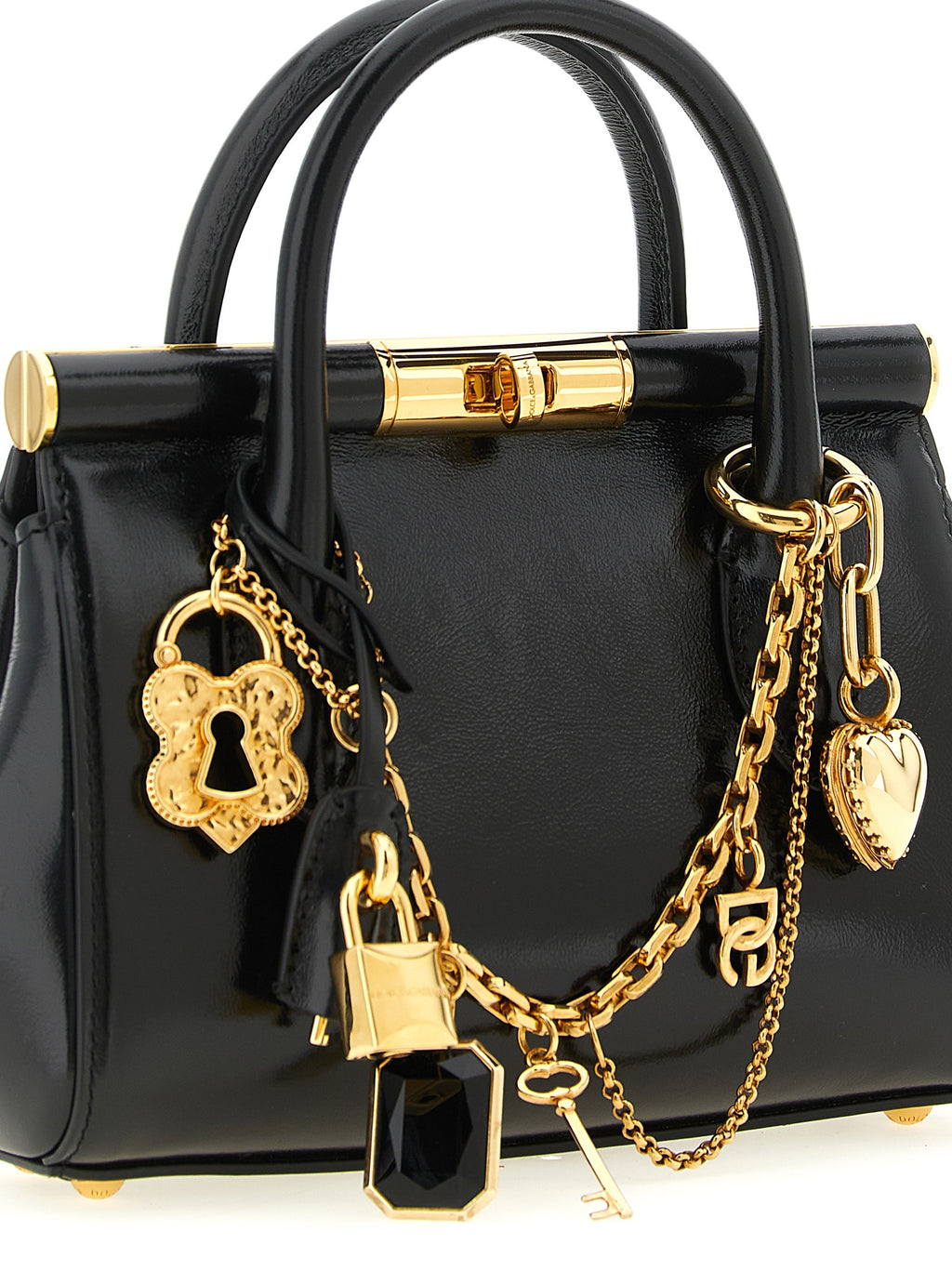 Dolce & Gabbana Black Calfskin Handbag