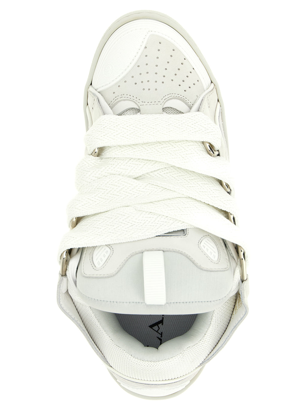 Lanvin White Calfskin Chunky Sneakers