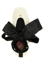 Valentino Garavani Bicolor Lamb Leather Ballet Flats