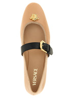 Versace Multicolor Lamb Leather Ballet Flats