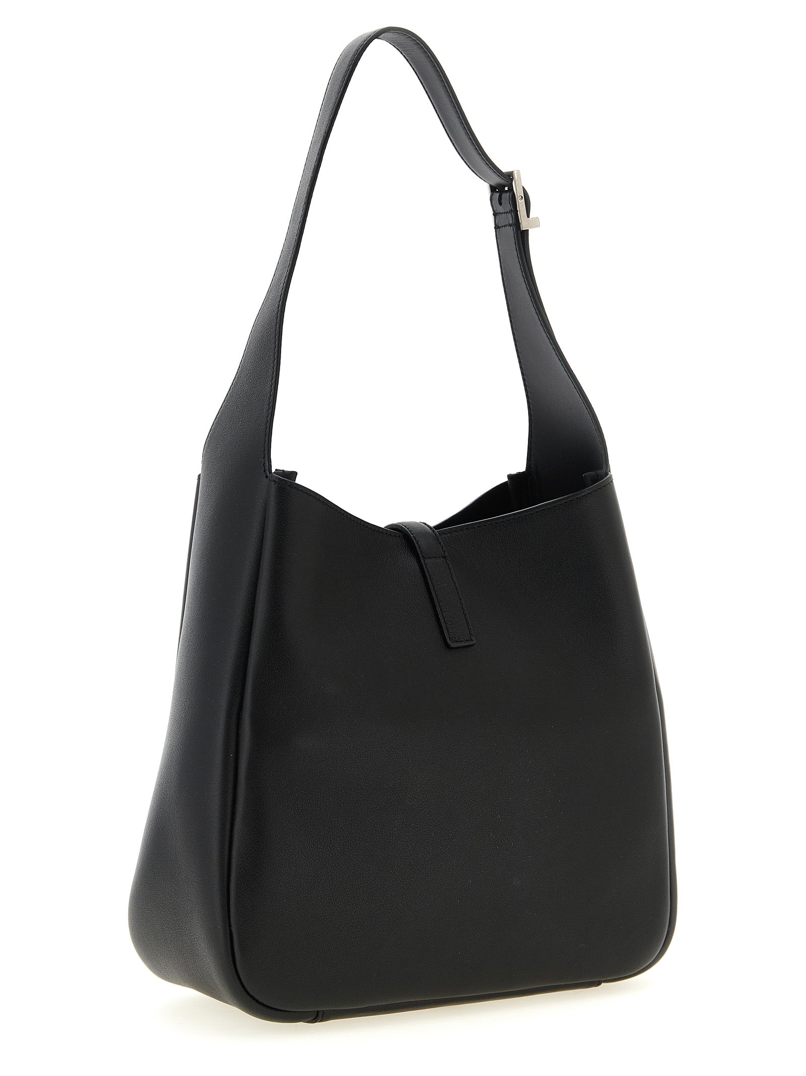 Saint Laurent Black Calfskin Shoulder Bag