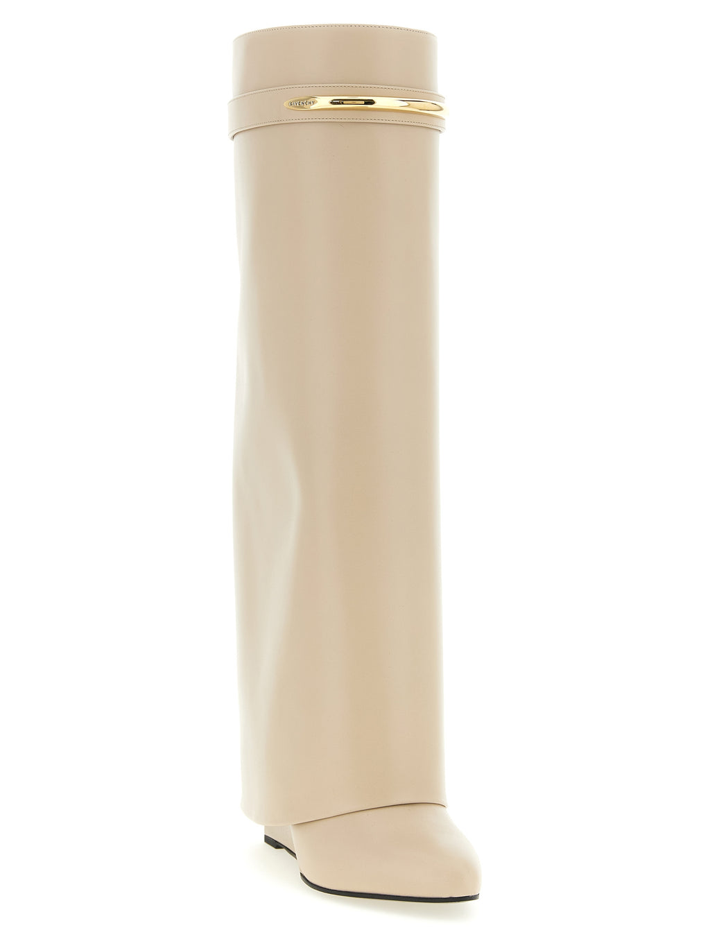 Givenchy Beige Calfskin Over The Knee