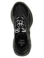Fendi Black Calfskin Athletic Sneakers