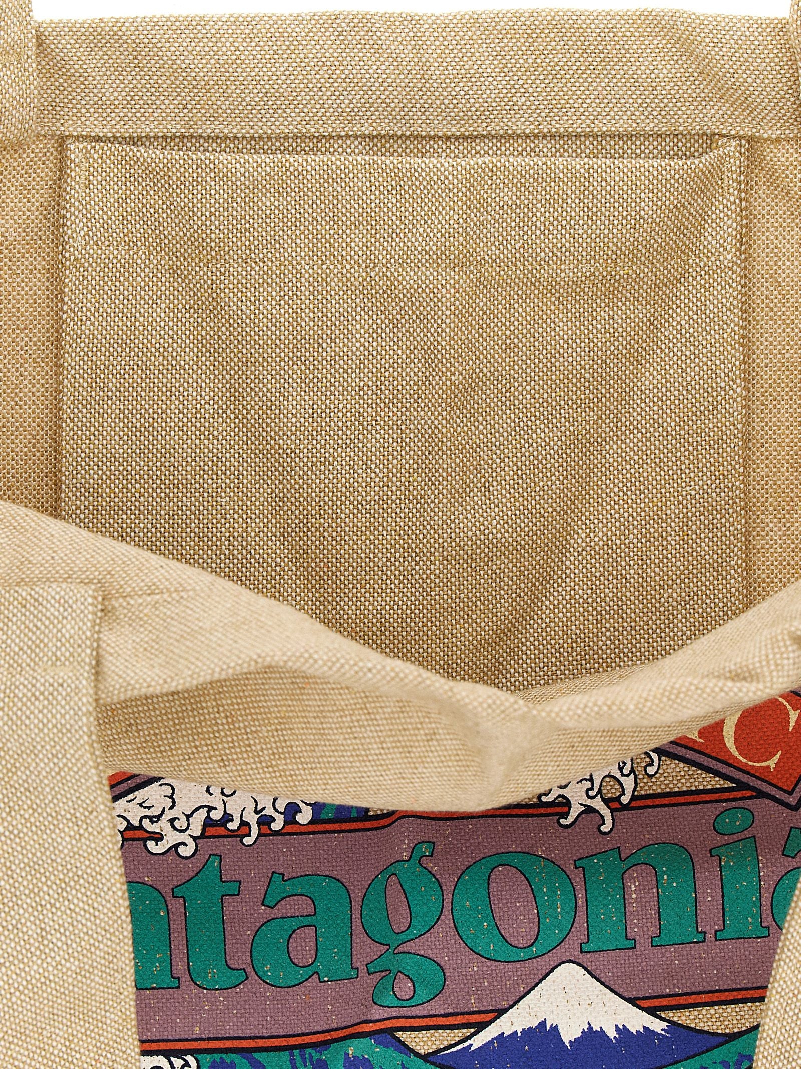 PATAGONIA Beige Cotton Tote Bag