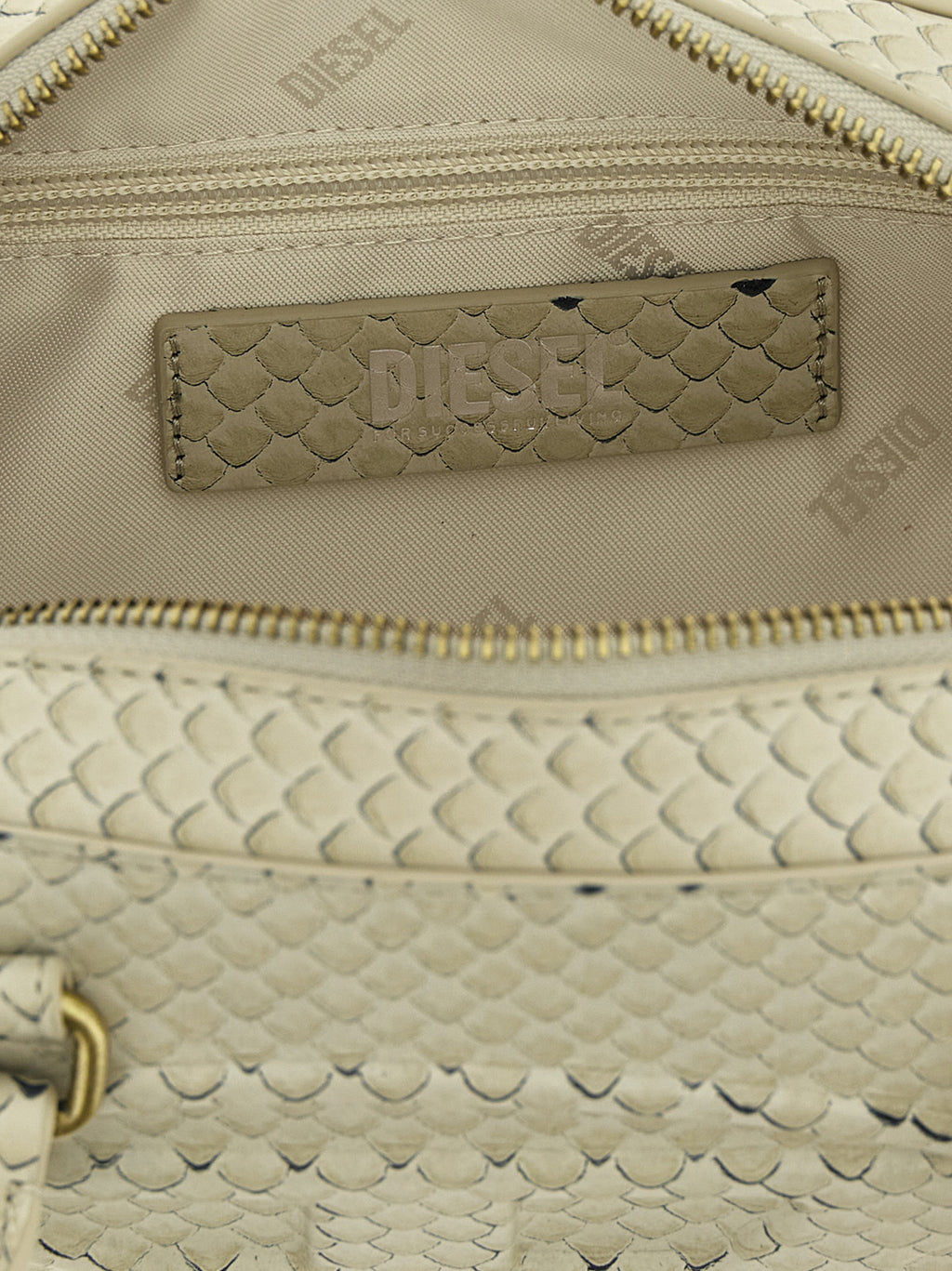 Diesel Beige Other Fibres Shoulder Bag