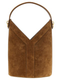 Saint Laurent Brown Calfskin Shoulder Bag