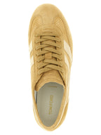 Tom Ford Beige Calfskin Sneakers