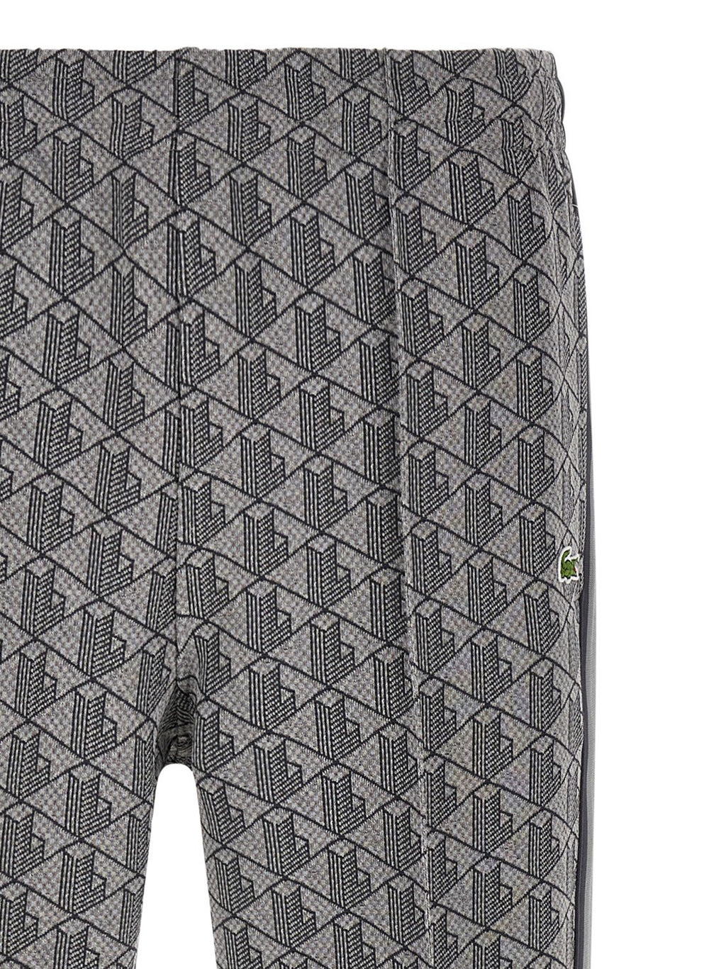 Lacoste Gray Polyester Joggers (Workout Pants)