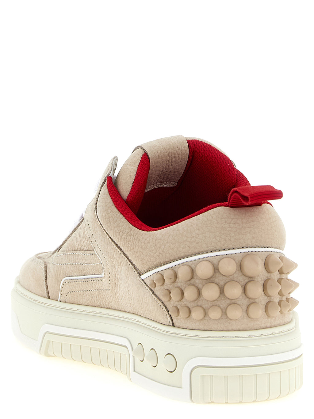 Christian Louboutin Beige Calfskin Athletic Sneakers