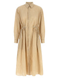 Polo Ralph Lauren Beige Cotton Midi Dress