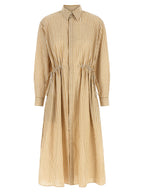 Polo Ralph Lauren Beige Cotton Midi Dress