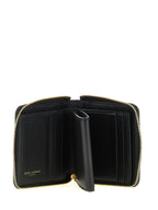 Saint Laurent Black Lamb Leather Cardholder