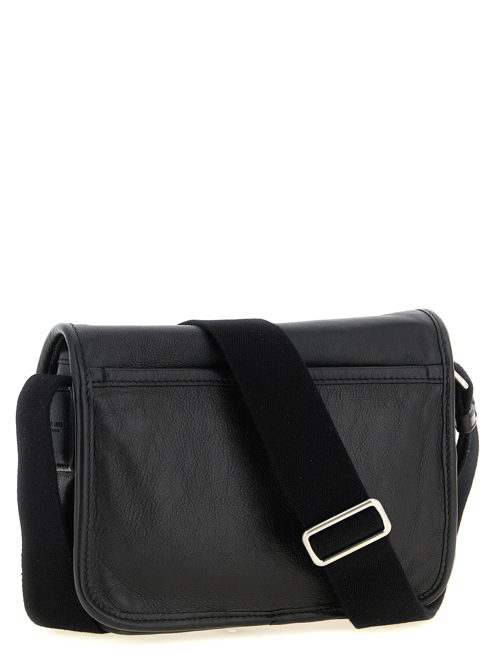 Saint Laurent Black Calfskin Crossbody Bag