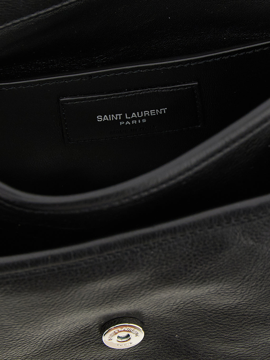 Saint Laurent Black Calfskin Crossbody Bag