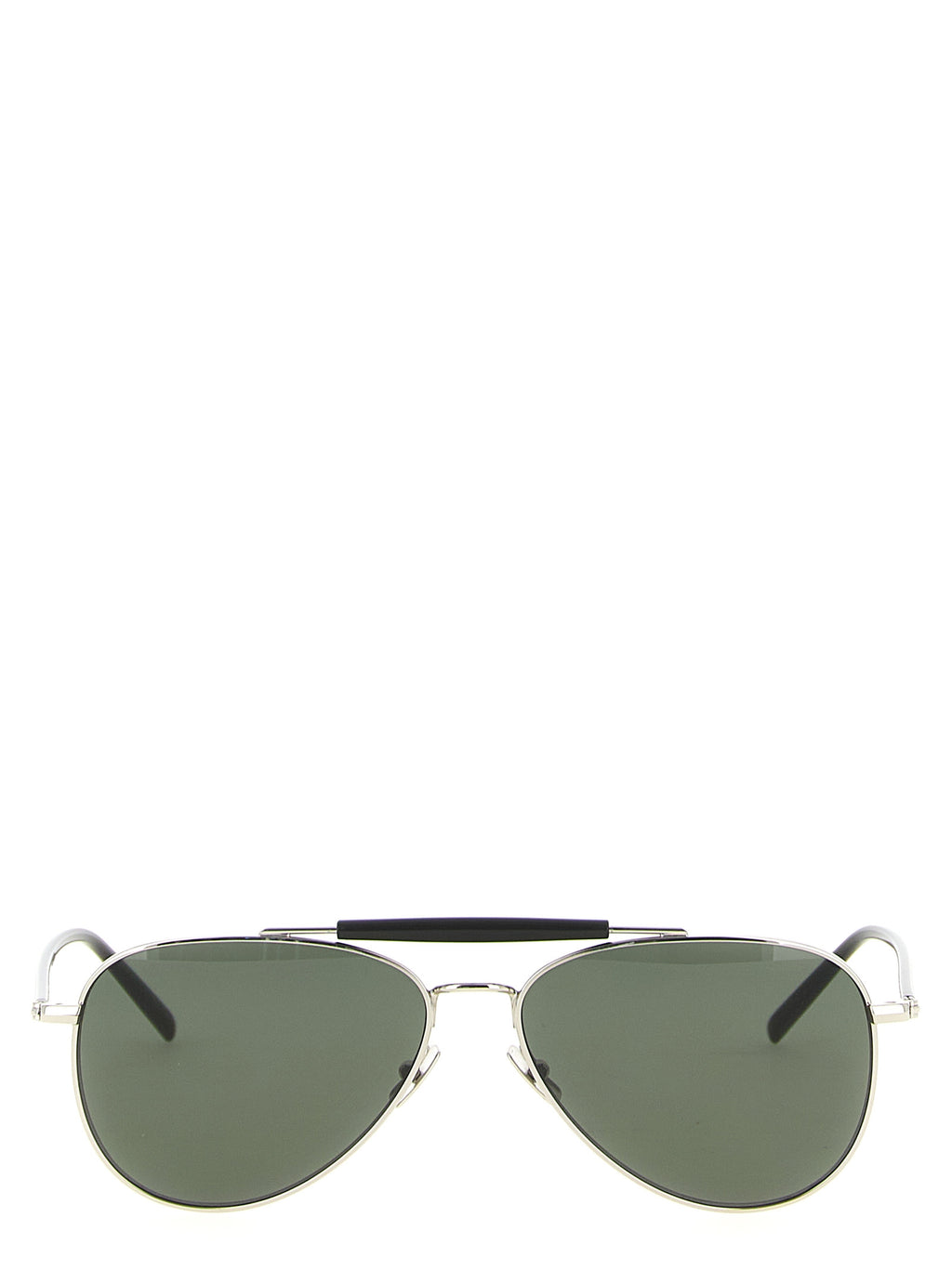 Saint Laurent Silver Acetate Sunglasses