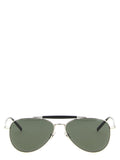 Saint Laurent Silver Acetate Sunglasses