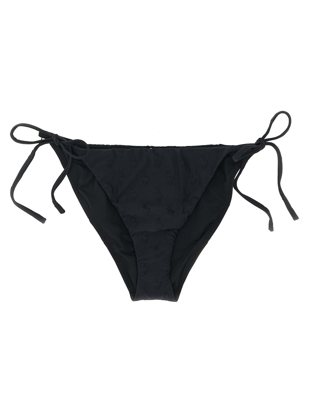 Polo Ralph Lauren Black Recycled Polyester Bikini