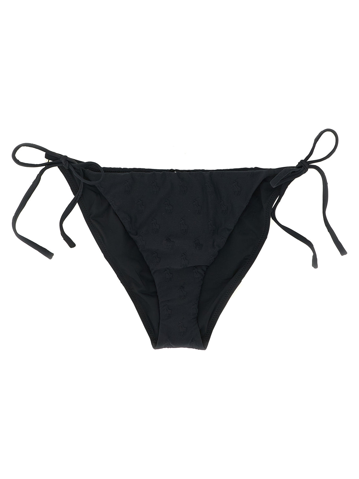 Polo Ralph Lauren Black Recycled Polyester Bikini
