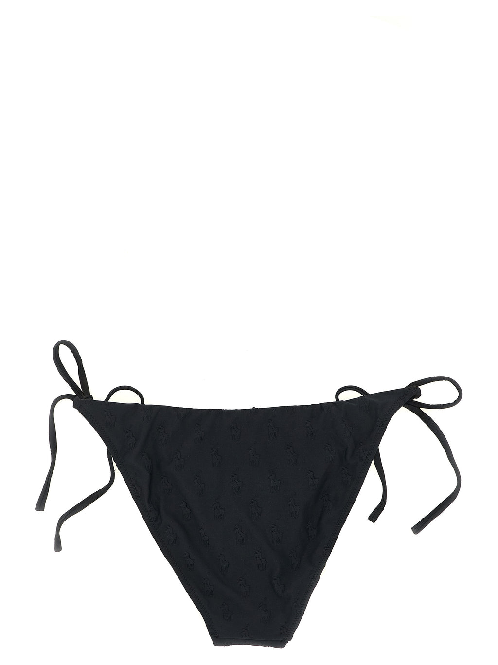 Polo Ralph Lauren Black Recycled Polyester Bikini