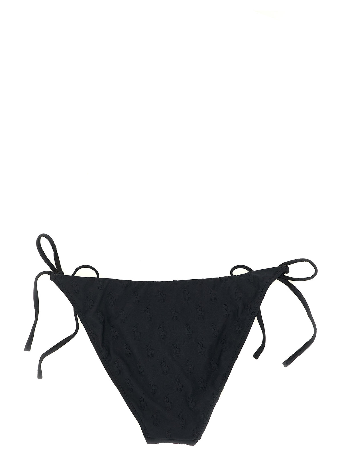 Polo Ralph Lauren Black Recycled Polyester Bikini